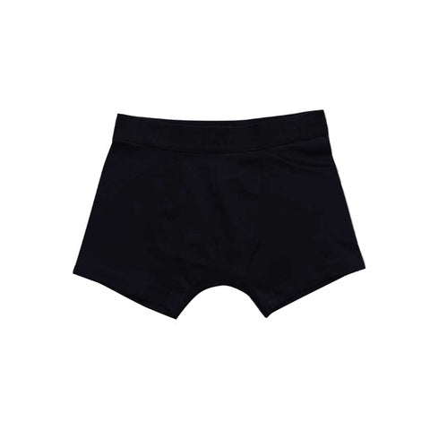 Boys Soft Cotton Boxer Briefs in Black - Comfortable Everyday Underwear