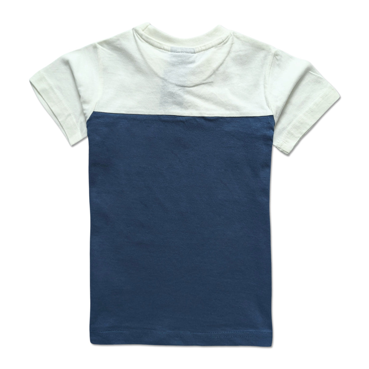 Boys Two-Tone Ellesse Logo T-Shirt - Classic Navy & White
