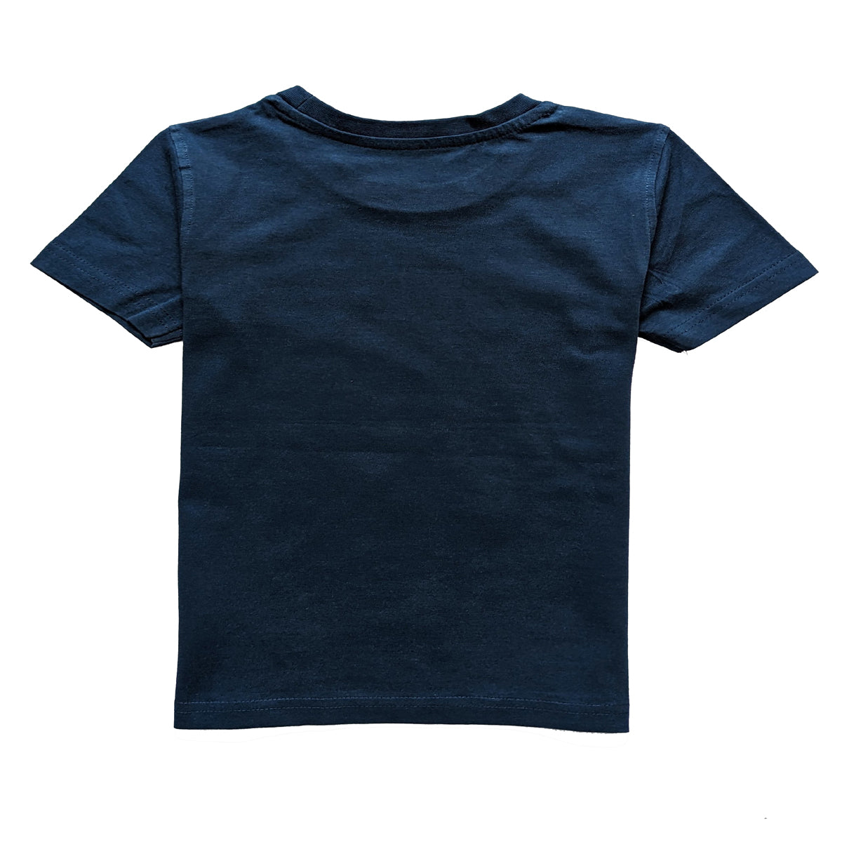 Boys Navy Blue Crocodile Graphic T-Shirt with Playful Design