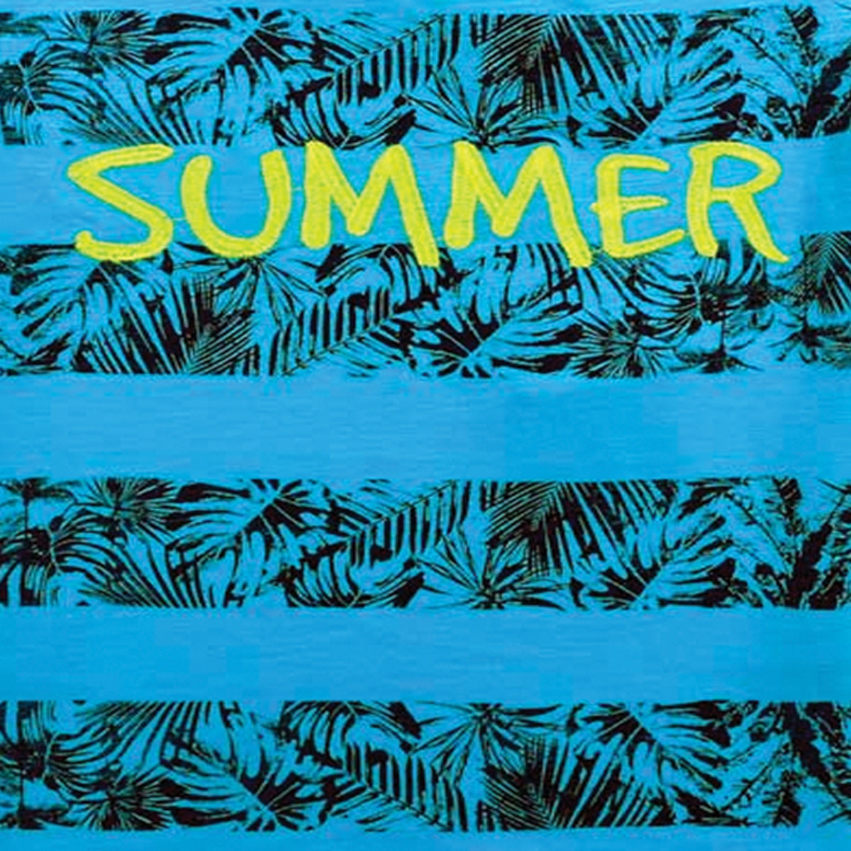 Boys Tropical Blue Summer T-Shirt - Beach-Ready Fashion