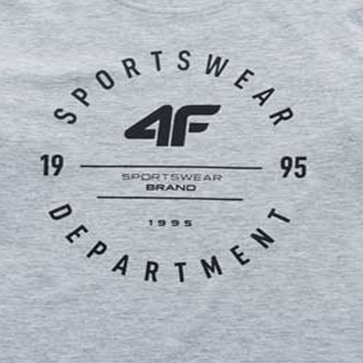 Boys Heather Grey Vintage Sports T-Shirt - Retro Athletic Style