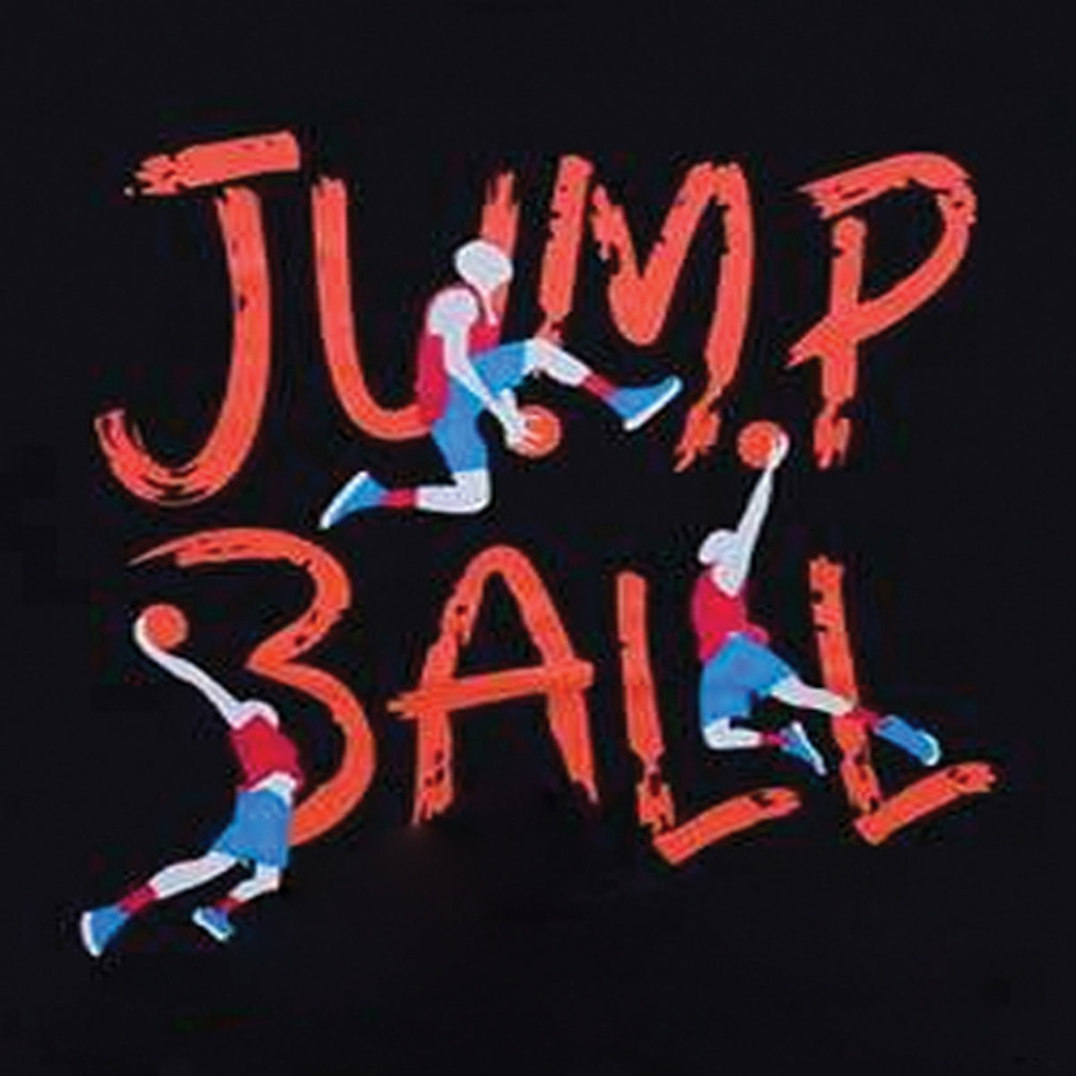 Boys Black 'Jump Ball' Basketball Graphic T-Shirt